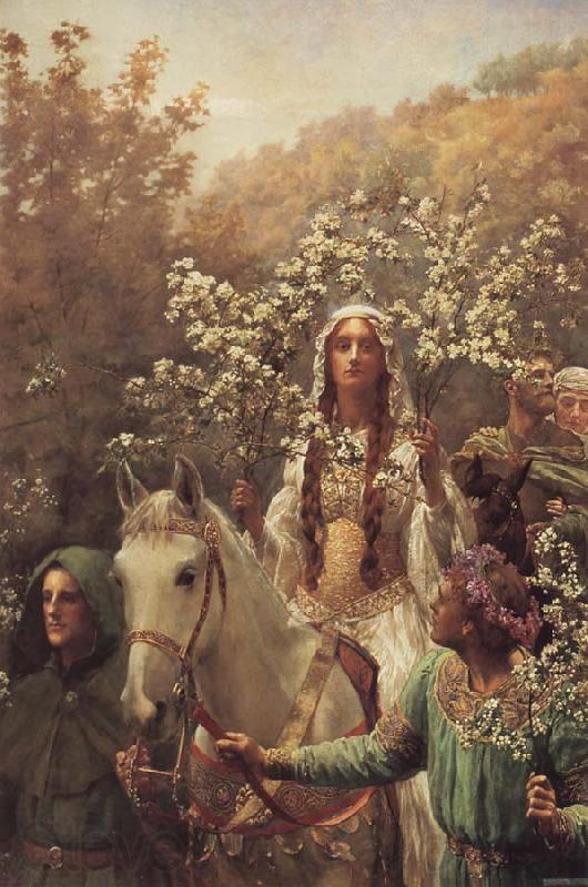 John Collier Queen Guinever-s Maying